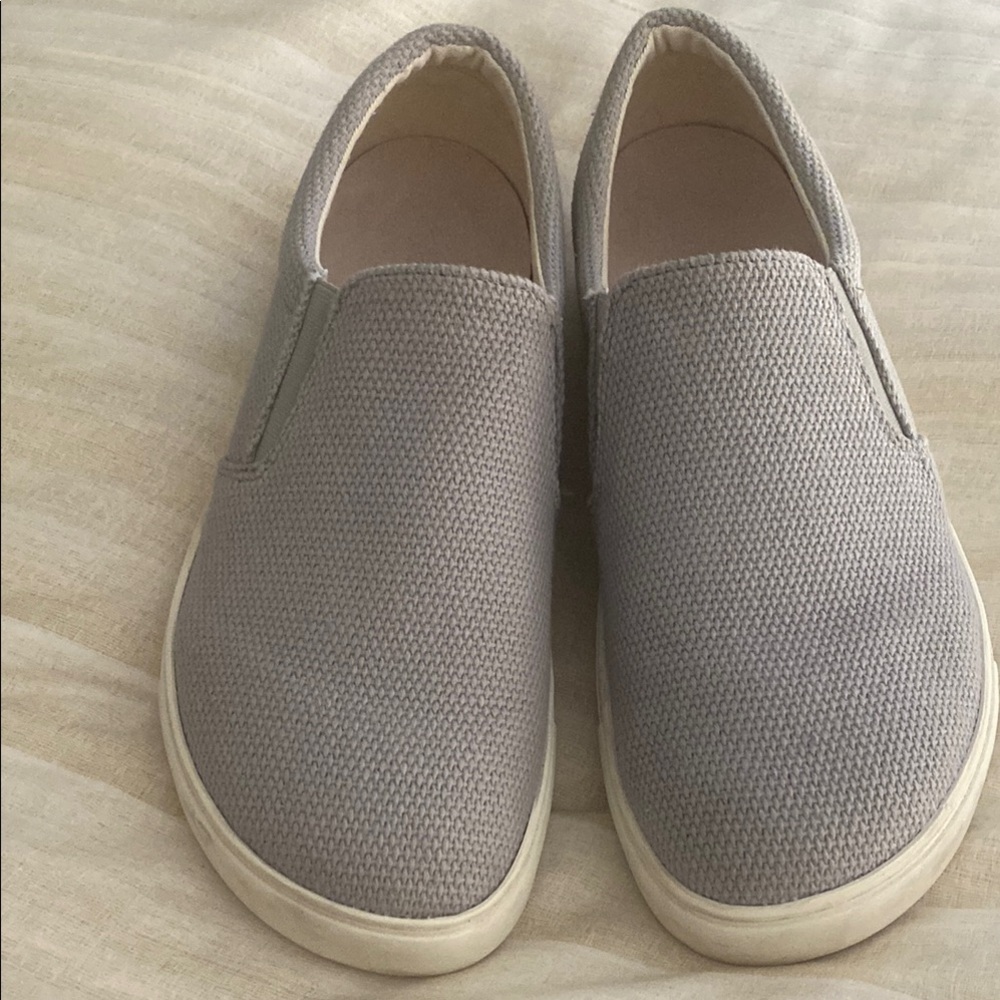 Birkenstock Oswego Canvas Size 41 Gray Slip-On Shoes